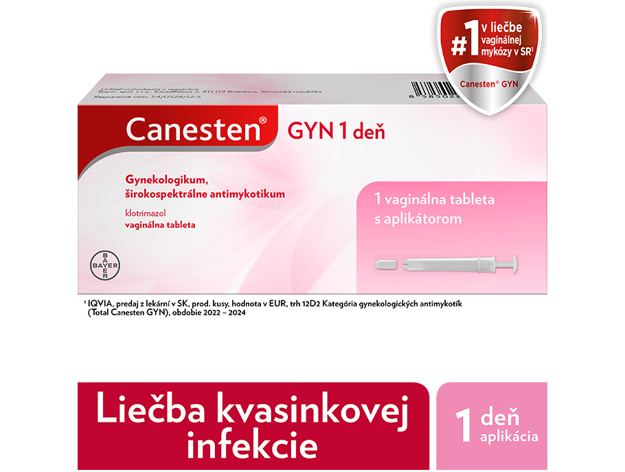 Číslo 1 - Canesten GYN 1 den
